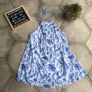Show Me You MuMu Katy Paisley Halter Dress
